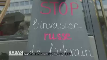 Les Ukrainiens de Lausanne sous le choc