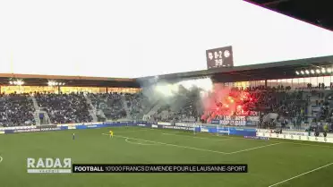 10&#039;000 francs d&#039;amende pour le Lausanne-Sport