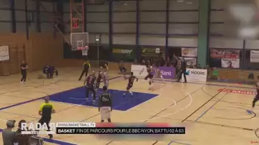 Fin de parcours pour le BBC Nyon à un panier près