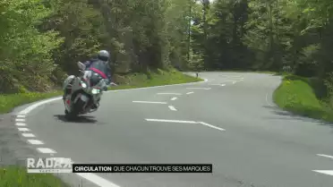 Un marquage de sécurité inédit sur la route du Mollendruz