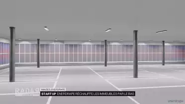 Enerdrape réchauffe les immeubles par le bas