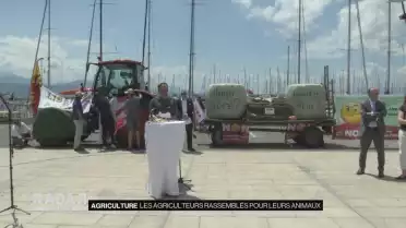 Les agriculteurs rassemblés pour leurs animaux