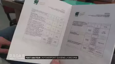 Football amateur: un powerpoint qui sème la discorde