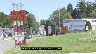 Fin des travaux entre Cugy et Bottens