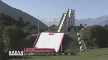 Une structure permet aux skieurs pros de s&#039;entraîner