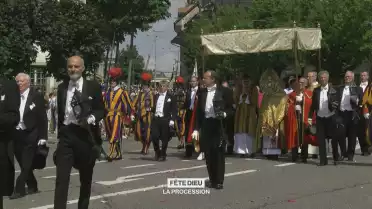 Fête-Dieu - la procession