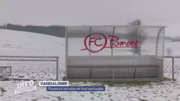Plusieurs terrains de foot saccagés