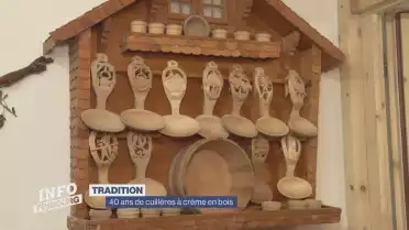 40 ans de cuillères à crème en bois