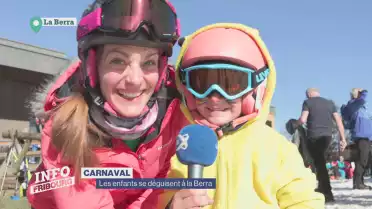 Mardi gras les enfants se déguisent à la Berra