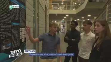 Des élèves portraitisent les médias fribourgeois