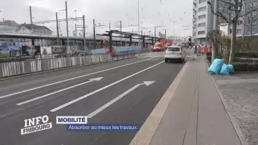 Les TPF s&#039;adaptent aux travaux en ville de Fribourg