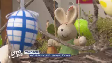 40 fontaines sont décorées pour Pâques
