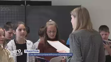 Les derniers préparatifs pour le premier mai