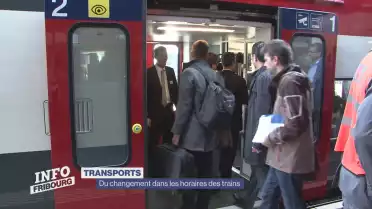 Du changement dans les horaires des trains