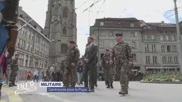 Cérémonie officielle pour la caserne de la Poya