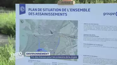 Fin des travaux pour les poissons de la Jogne