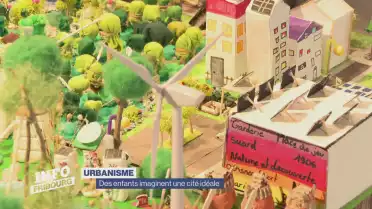 Des enfants imaginent une cité fribourgeoise idéale