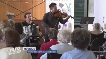 L&#039;arrivée des Concerts du Cœur Fribourgeois