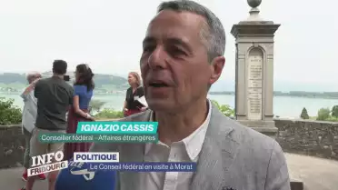 Le Conseil fédéral en visite à Morat