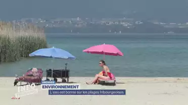 L&#039;eau est bonne sur les plages fribourgeoises