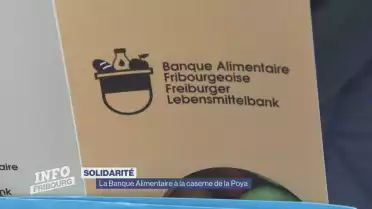 La Banque Alimentaire à la caserne de la Poya