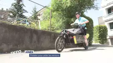 Pédaler pour aider les seniors