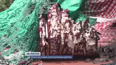 Chars saccagés, girons presque gâchés