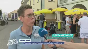 Moutarde, cuchaule et jambon de la Borne à Romont