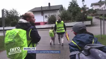 Le Pedibus : ça marche à Marsens