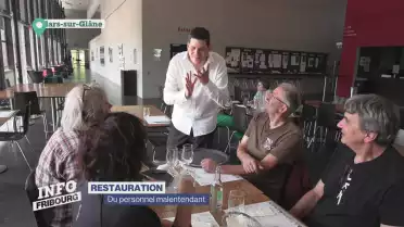 Restaurant avec du personnel malentendant