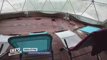 Sauna et spa à la plage