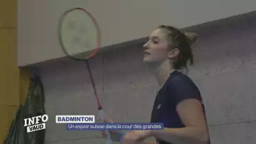 Lucie Amiguet et sa raquette magique