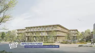 Le futur gymnase d&#039;Echallens se dévoile