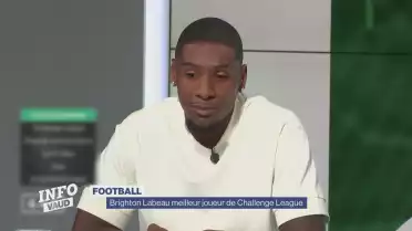 Brighton Labeau meilleur joueur de Challenge League