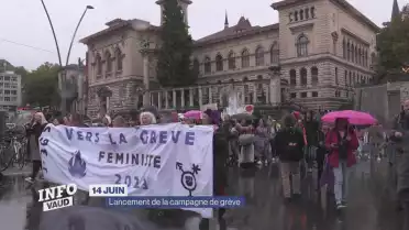 Lancement de la campagne de grève féministe