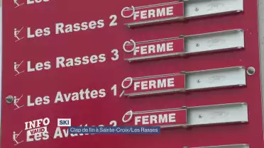 Clap de fin pour le ski à Sainte-Croix/Les Rasses