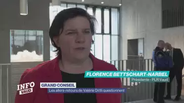 Les allers-retours de Valérie Dittli questionnent les élus