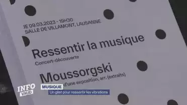 De la musique transmise par un gilet vibrant