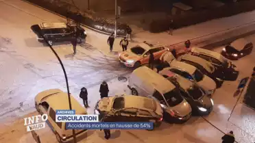Accidents mortels de la circulation en hausse de 54%