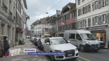 Morges : le 30km/h en vieille-ville accepté