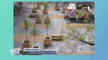 Lausanne : la place Centrale relookée