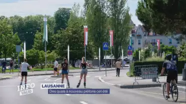Des quais lausannois à nouveau piétons cet été