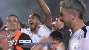 La liesse d&#039;Yverdon après la promotion