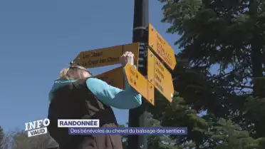 Des bénévoles au chevet du balisage des sentiers