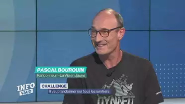 Pascal Bourquin sur tous les sentiers suisses