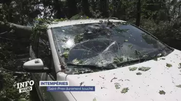 Saint-Prex durement touché par les intempéries