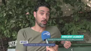 Des centaines de volleyeurs sur les bords du Léman