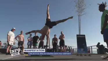 Les accros d&#039;acrobaties dans leur élément à Vidy