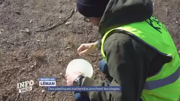Des tonnes de plastique jonchent les rives du Léman