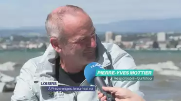 À Préverenges, le surf est roi